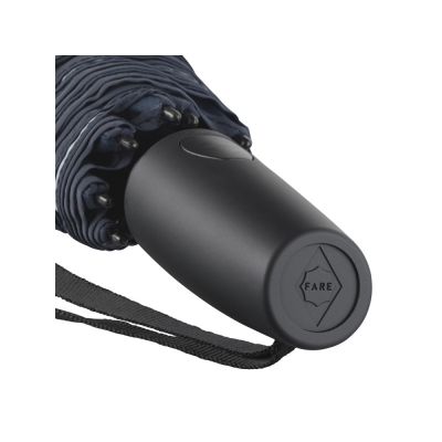 Зонт складной 5477 ColorReflex со светоотражающими клиньями, полуавтомат, красный-2