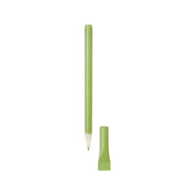 Ручка шариковая из пшеницы и пластика Plant, зеленый-1