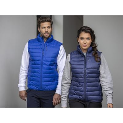 Женский утепленный жилет Pallas  из переработанных материалов по стандарту GRS - Темно - серый-4