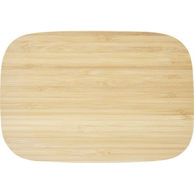 Tite Контейнер для обеда из нержавеющей стали с бамбуковой крышкой, серебристый-1