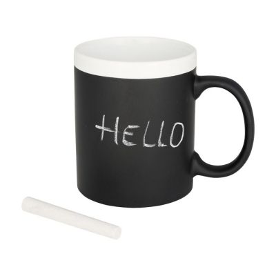 Кружка, на которой можно писать мелом, белый-4