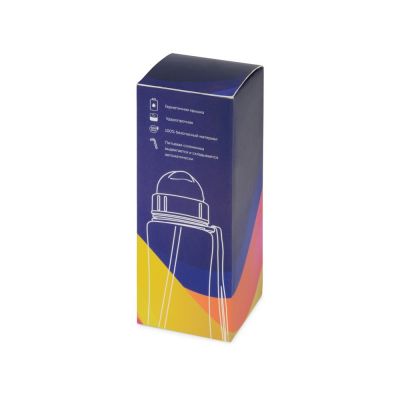 Бутылка для воды со складной соломинкой Kidz 500 мл, красный-4