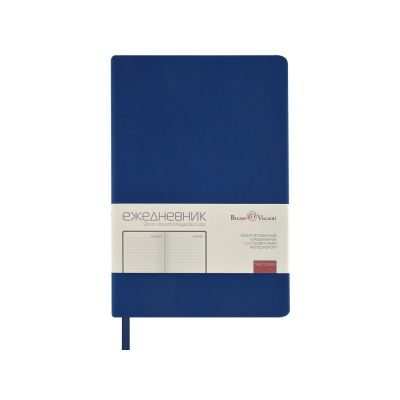 Ежедневник А5 Megapolis Color soft-touch, синий-1