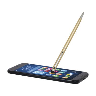 Шариковая ручка Ore алюминиевая со стилусом - Кремовый-3