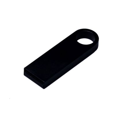 USB 3.0-флешка на 32 Гб с мини чипом и круглым отверстием, черный-1