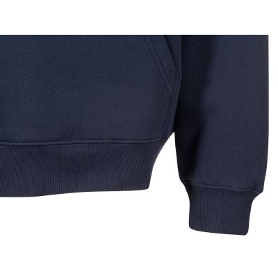 Толстовка с капюшоном оверсайз Berlin унисекс, темно-синий-11