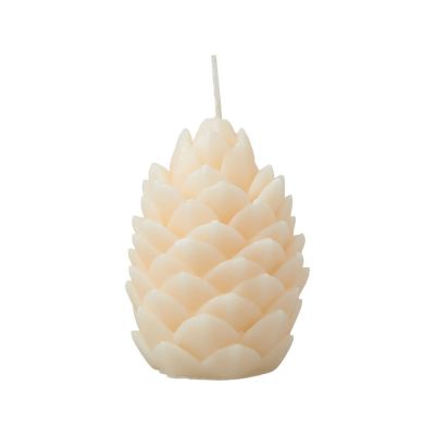 Свеча Шишка, молочный-2