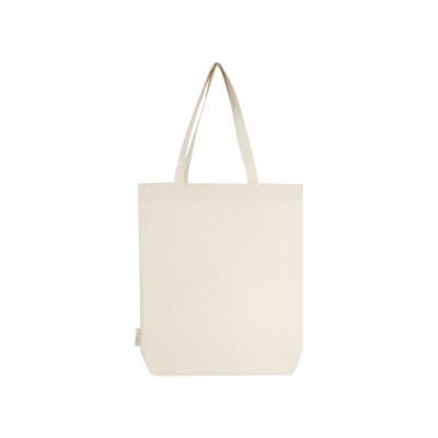 Orissa эко-сумка из органического материала GOTS с широким дном, 180 г/м², 11 л - Натуральный-2