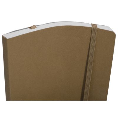 Блокнот из моющегося крафта и каменной бумаги А5 Fleekstone, гибкая обложка, натуральный-6