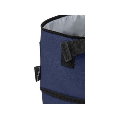 Tundra, сумка-холодильник из переработанного PET-пластика, для обеда, на 9 банок - Heather navy-5