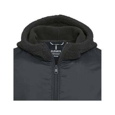 Evans трикотажная толстовка из искусственного меха унисекс - сплошной черный-3