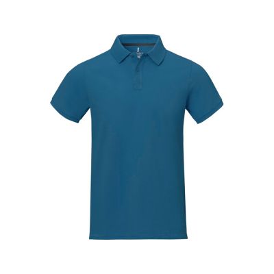 Calgary мужская футболка-поло с коротким рукавом, tech blue-1