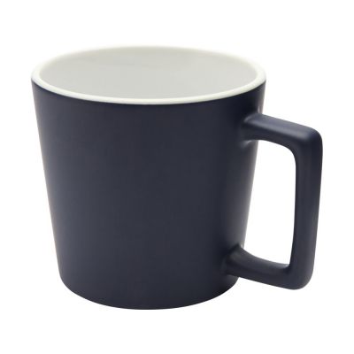 Cali Керамическая кружка объемом 370 мл с матовой отделкой - Navy Blue-3