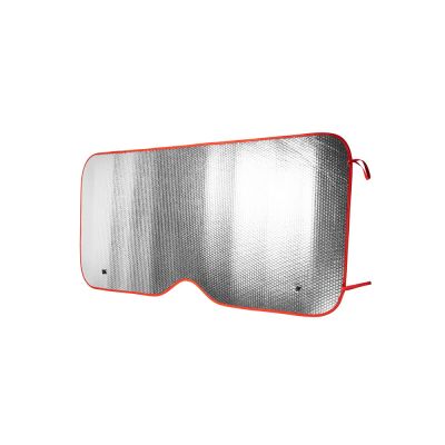 Автомобильный солнцезащитный козырек KINI, серебристый/красный-2