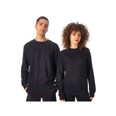 Свитшот Warsaw 220гр, унисекс, черный-0