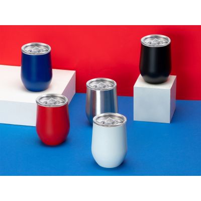 Вакуумная термокружка Sense, непротекаемая крышка, зеленый-7