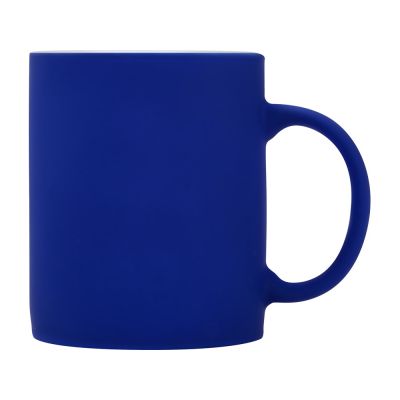Кружка с покрытием soft-touch Barrel of a Gum, синий-1
