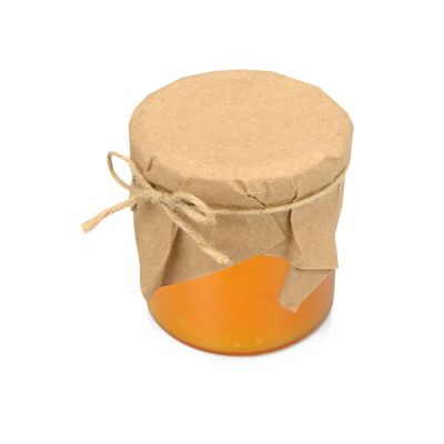 Подарочный набор с пледом, френчпрессом, чаем и вареньем, бежевый-3