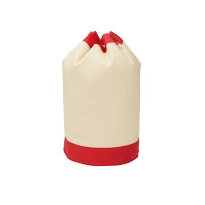 Рюкзак-мешок Indiana хлопковый, 180гр, натуральный/красный-2