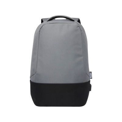 Рюкзак Cover из вторичного ПЭТ с противосъемным приспособлением, серый-1