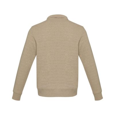 Tin унисекс-свитер с молнией на четверть из переработанных материалов Aware™ - Oatmeal-2
