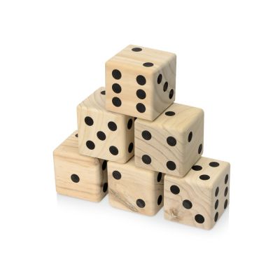 Деревянная игра в кости, XL Dice-0