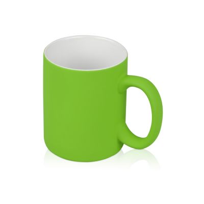Кружка с покрытием soft-touch Barrel of a Gum, зеленое яблоко-0