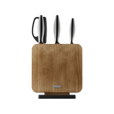 Набор кухонных ножей с блоком, NADOBA, серия VERA-1