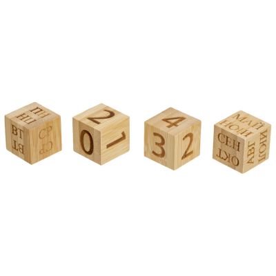 Настольный органайзер с вечным календарем и подставкой для телефона Akira, натуральный-4