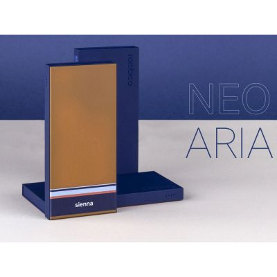 Внешний аккумулятор Rombica NEO ARIA Sienna, 10000мАч, Soft-touch, PD, QCharge, Type-C, охра/синий-4
