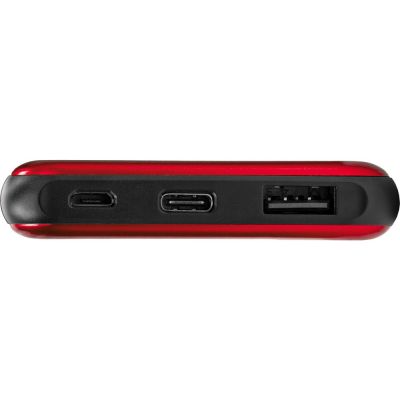 Внешний аккумулятор Forge v.2, металл, 10000mah, красный-3
