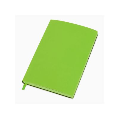 Бизнес-блокнот C1 софт-тач, гибкая обложка, 128 листов, зеленое яблоко-0