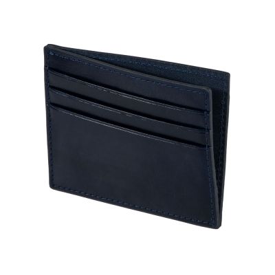 Картхолдер для 6 пластиковых карт с RFID-защитой Fabrizio, синий-3