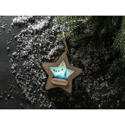 Подвеска с подсветкой, звезда-8