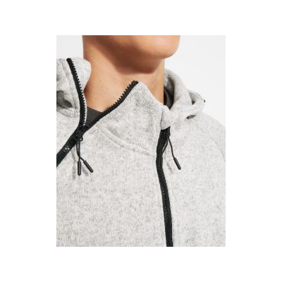 Толстовка на молнии Everest, меланжевый белый-5