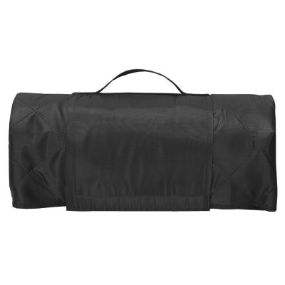Стеганый плед для пикника Garment, черный-4