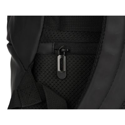 Рюкзак Glam для ноутбука 15'' из мягкой экокожи, черный-5