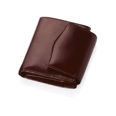 Портмоне с отделениями для кредитных карт и монет, коричневый-0