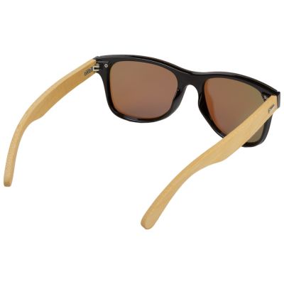 Солнцезащитные очки из бамбука с зеркальной линзой Rockwood Motion, синий-1