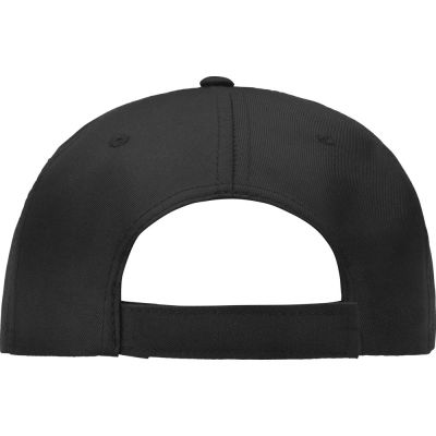 Бейсболка Poly 5-ти панельная 120 гр, черный-3