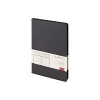 Ежедневник А5 датированный Megapolis Nappa на 2026, черный