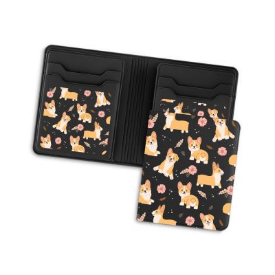 Картхолдер с отделением для наличных денег с возможностью полноцветной УФ-печати, софт-тач-2