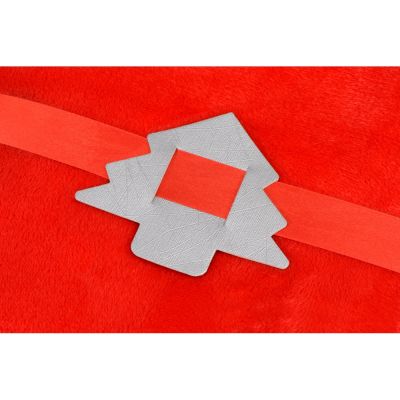 Новогодняя бирка для пледов Елочка, серебристый-2