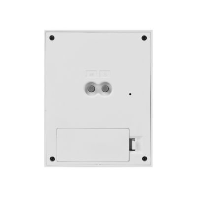 Настольные электронные мультифункциональные часы Rotatio с подсветкой, белый-8