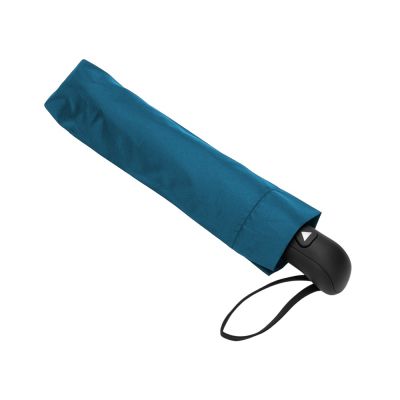 Зонт-полуавтомат Roof с куполом из переработанного пластика, морская волна 3025C-3