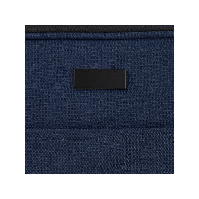 Чехол для 14-дюймового ноутбука Joey объемом 2 л из брезента, переработанного по стандарту GRS, темно-синий-4