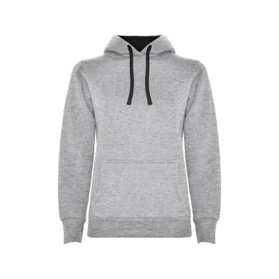 Толстовка с капюшоном Urban женская, серый/черный-0