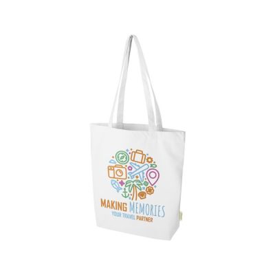 Orissa эко-сумка из органического материала GOTS, плотностью 270 г/м² - Белый-5