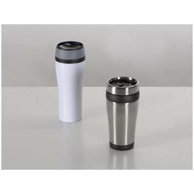 Термостакан герметичный Curve, белый-2