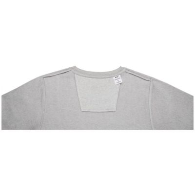 Женский свитер Zenon с круглым вырезом, серый яркий-3